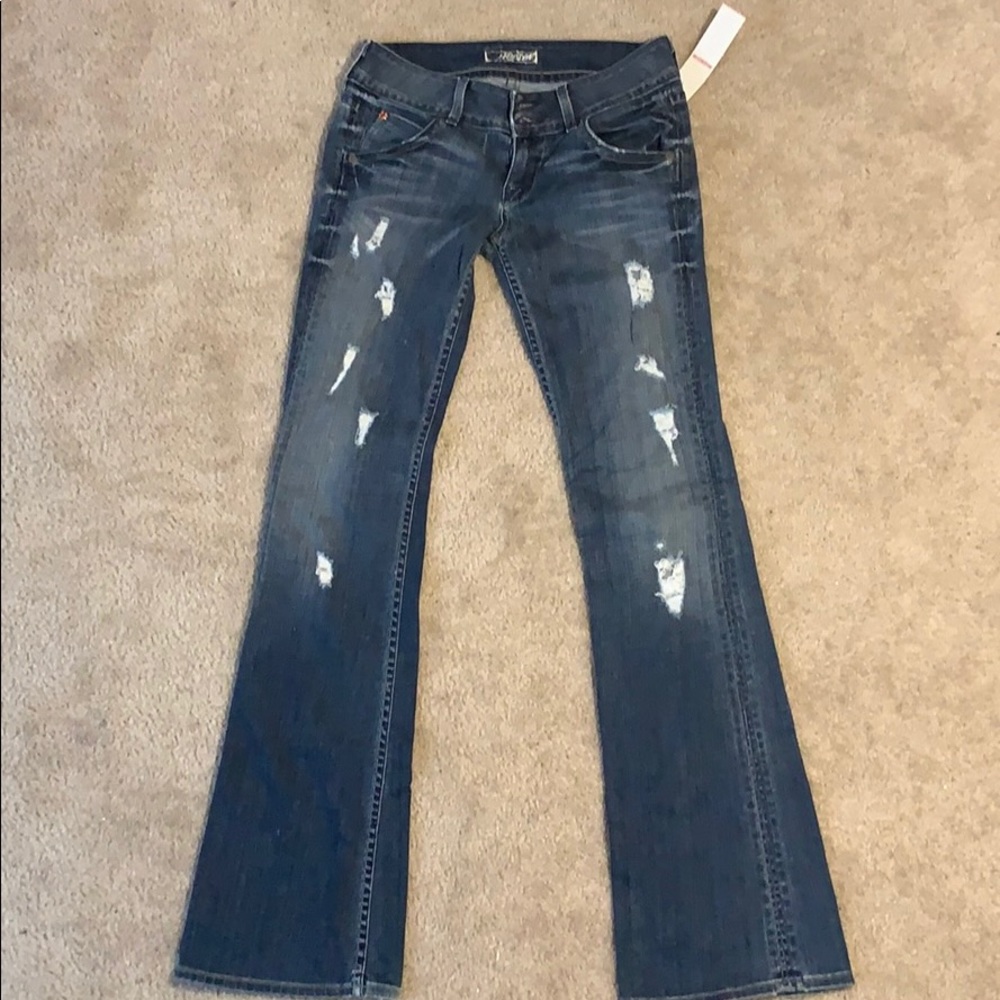 Distressed Hudson jeans - Picture 3 of 8
